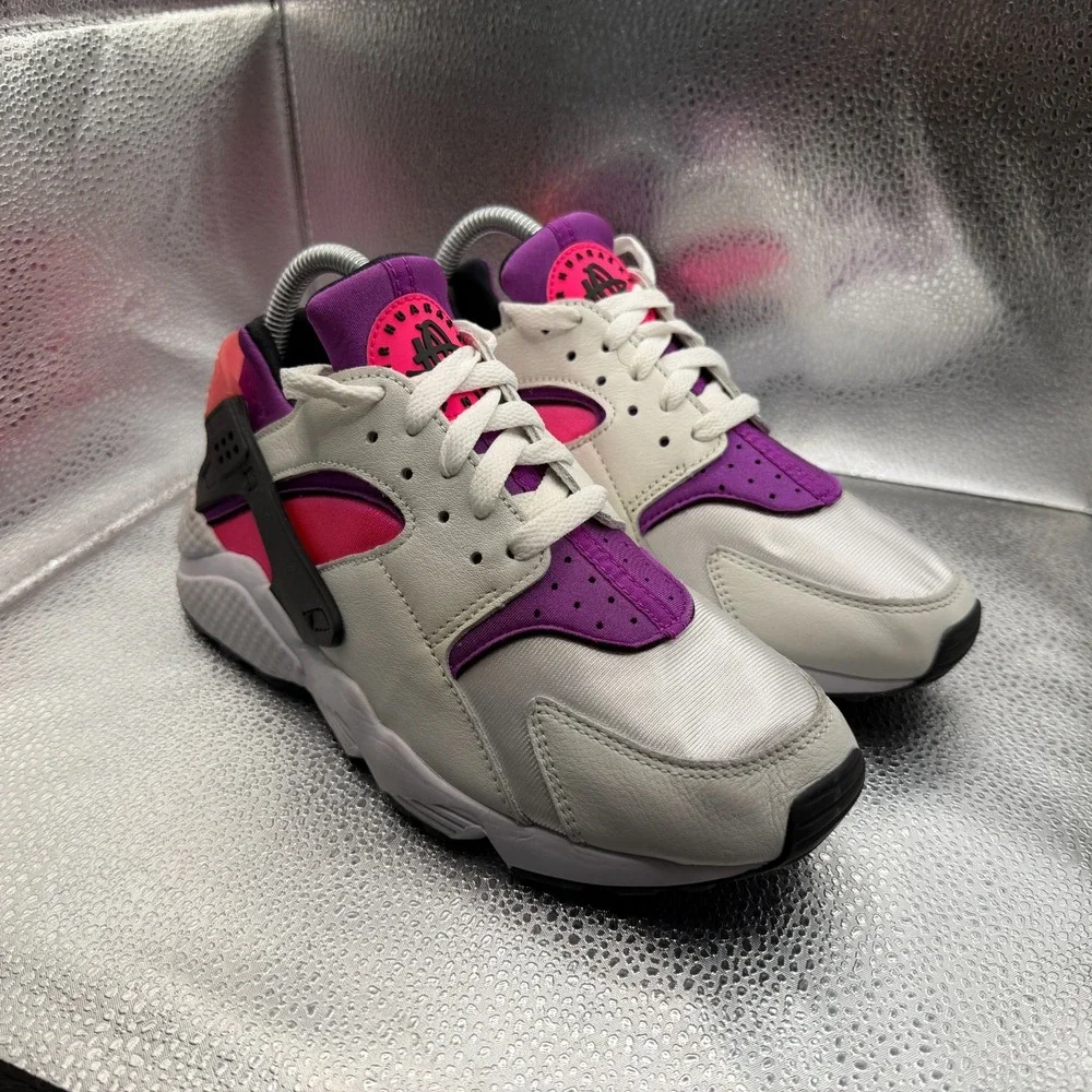 Size‎ 8.5 Nike Air Huarache White Hyper Pink Purple Womens Shoes DH4439-109